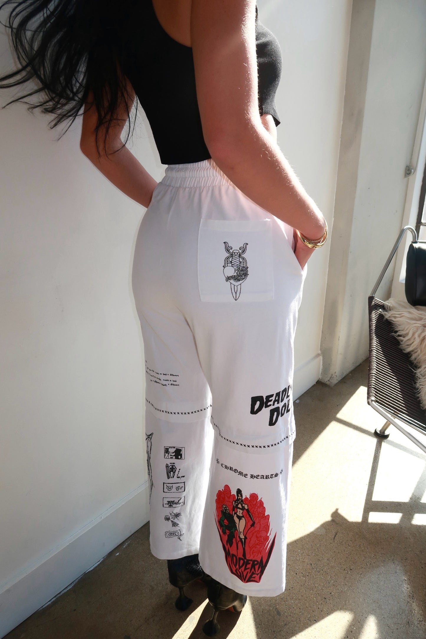 Chrome Hearts x Deadly Doll Sweatpants